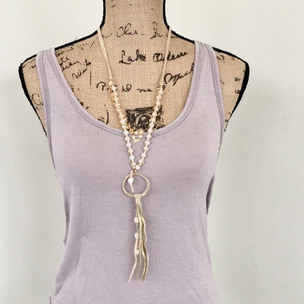 BOHO HIPPIE long necklace Coachella style